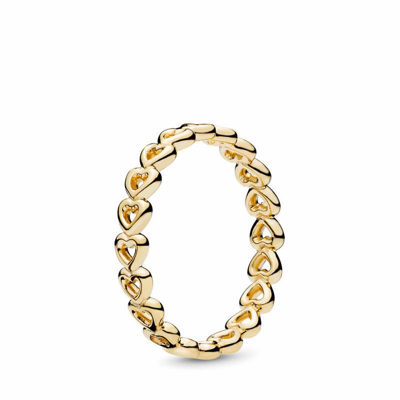 Pandora Shine™ Linked Love Stackable Ring Gold Egypt ZD0849635